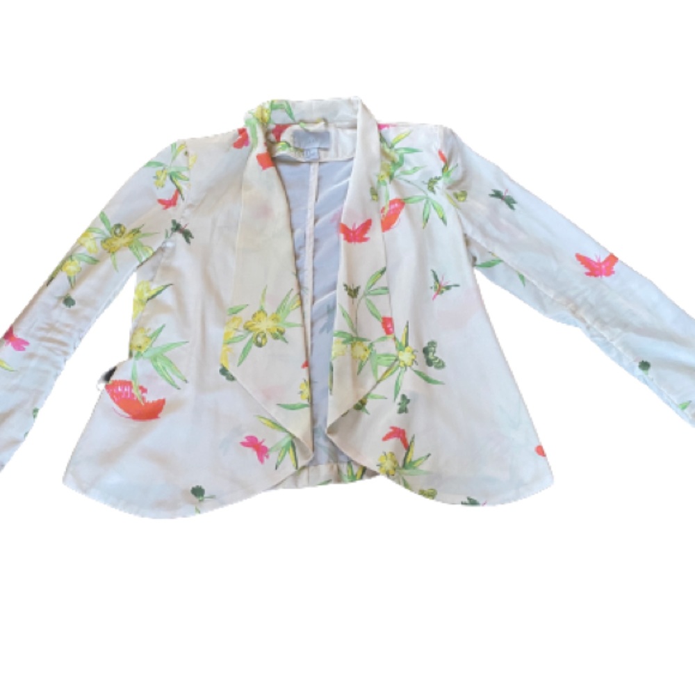 Floral blazer